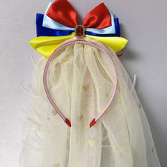 Kinder Mädchen Schneeweißchen Mesh-Haarspange