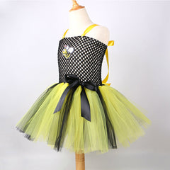 Kinder Mädchen TUTU Kleid Bienenflügel Set Mesh Rock Cosplay Kostüm Outfits Halloween Karneval Anzug