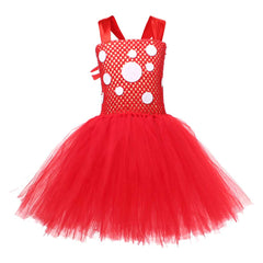 Kinder Mädchen tutu Kleid Cosplay Kostüm Outfits Halloween Karneval Anzug Pilz Halloween Netzkleid