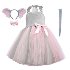 Kinder Mädchen tutu Kleid Elefant Cosplay Kostüm Outfits Halloween Karneval Anzug