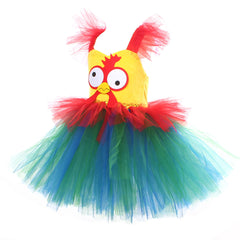 Kinder Mädchen tutu Kleid Hahn Cosplay Kostüm Outfits Halloween Karneval Anzug