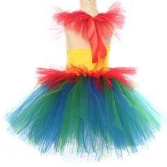 Kinder Mädchen tutu Kleid Hahn Cosplay Kostüm Outfits Halloween Karneval Anzug