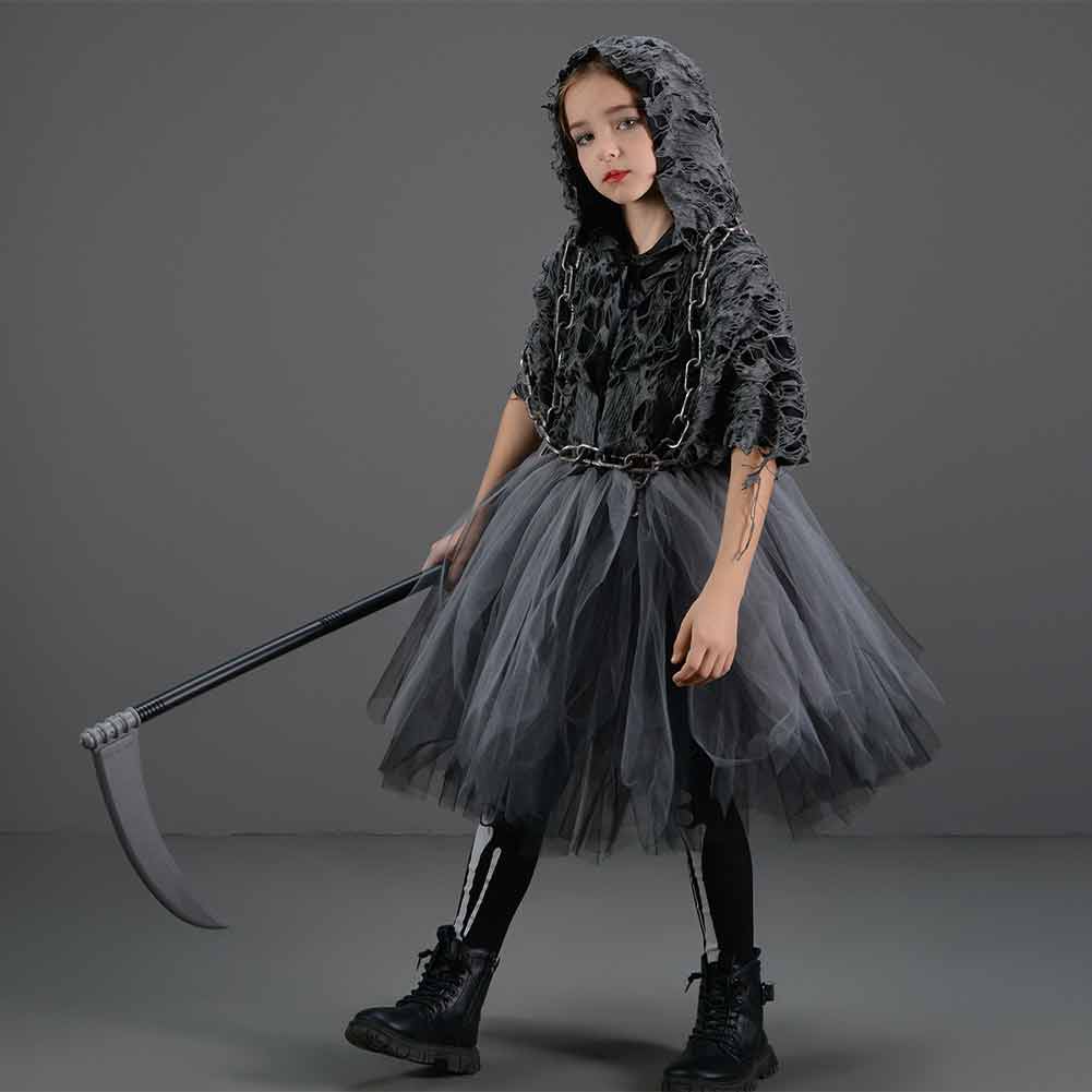 Kinder Mädchen tutu Kleid Halloween Erntemaschine Cosplay Kostüm Kostüme Halloween Karneval Anzug