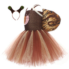 Kinder Mädchen tutu Kleid kleine Schnecke Cosplay Kostüm Halloween Karneval Party Anzug