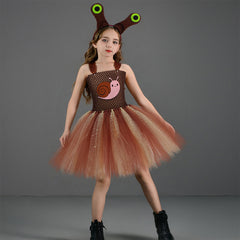 Kinder Mädchen tutu Kleid kleine Schnecke Cosplay Kostüm Halloween Karneval Party Anzug