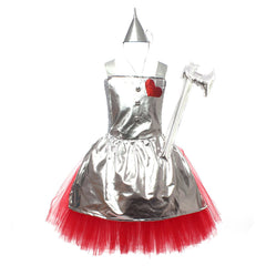 Kinder Mädchen tutu Kleid Tin Man The Wonderful Wizard of Oz Cosplay Kostüm Halloween Karneval Party Anzug
