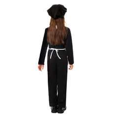 Kinder Maler Farbpalette Schürze Hut Cosplay Kostüm Outfits Halloween Karneval Anzug