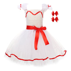 Kinder Mödchen tutu Kleid Cosplay Kostüm Halloween Karneval Party Anzug Annabelle