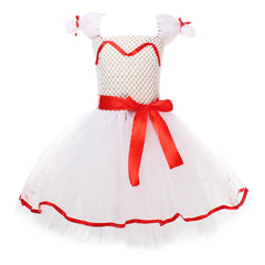 Kinder Mödchen tutu Kleid Cosplay Kostüm Halloween Karneval Party Anzug Annabelle