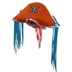 Kinder One Piece Buggy Hut Cosplay Kostüm Halloween Karneval Party Zubehör