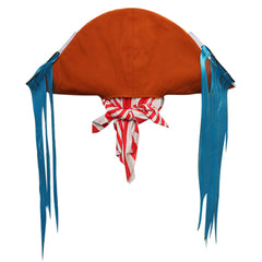 Kinder One Piece Buggy Hut Cosplay Kostüm Halloween Karneval Party Zubehör
