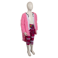 Kinder One Piece Outfit Bösewicht Cosplay Anime Cosplay Doflamingo Cosplay Donquixote Doflamingo Cosplay Kostüm Outfits Halloween Karneval Kostüm