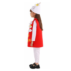 Kinder Popcorn Cosplay Kostüm Outfits Halloween Karneval Anzug