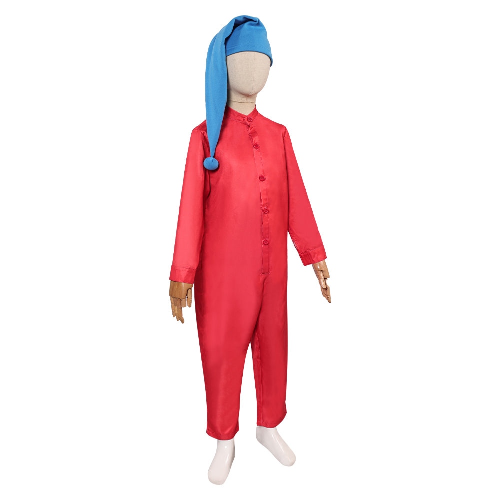 Kinder Schneewittchen Zwerg Cosplay Kostüm Outfits Halloween Karneval Anzug Zwerg