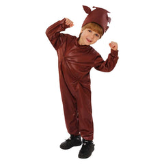 Kinder Schokoladensauce Jumpsuit Cosplay Kostüm Outfits Halloween Karneval Anzug