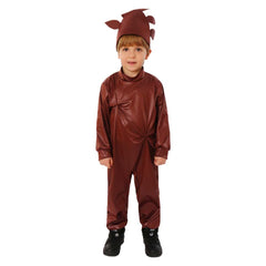 Kinder Schokoladensauce Jumpsuit Cosplay Kostüm Outfits Halloween Karneval Anzug