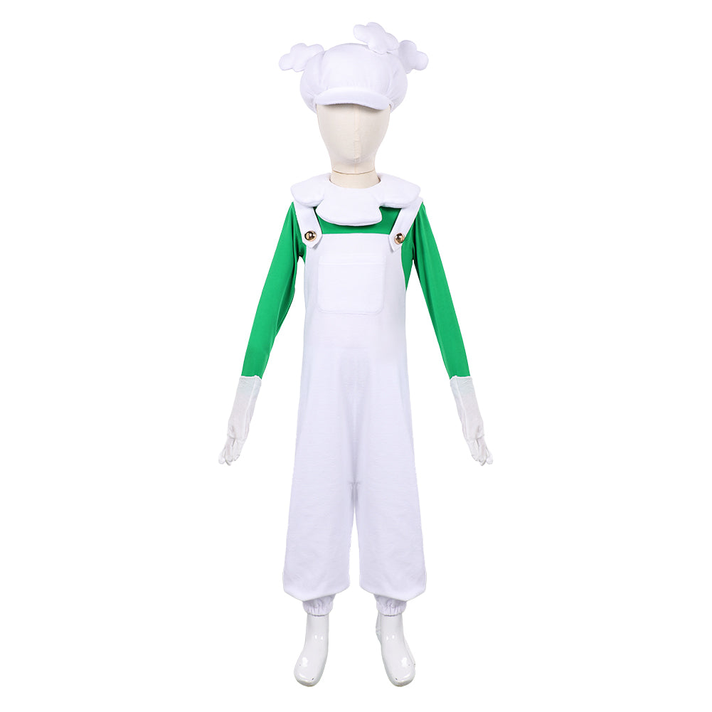 Kinder Super Mario Luigi Cosplay-Kostüm für Halloween Karneval und Partys