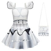 Kinder SW Imperial Stormtrooper Kleid Cosplay Kostüm Outfits Halloween Karneval Anzug
