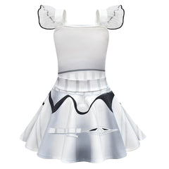 Kinder SW Imperial Stormtrooper Kleid Cosplay Kostüm Outfits Halloween Karneval Anzug