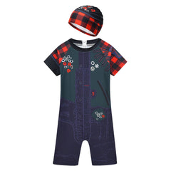 Kinder Zombies 4 Badeanzug Zed Cosplay Kostüm Halloween Karneval Party Anzug