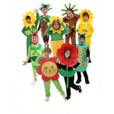 Kindertag Rosen Cosplay Kostüme Kindergarten-Gruppenauftrittsoutfits Sonnenblumen, Bäume und Raupen Halloween Karneval Anzug