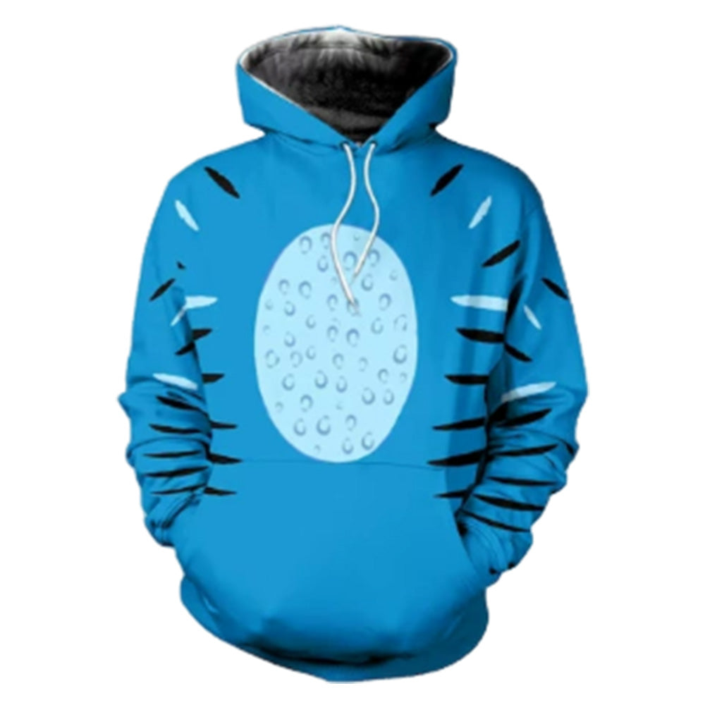 Kpop Demon Hunters Cosplay Hoodie Hose Kostüm Halloween Karneval Party Anzug Blau Derpy Tiger Shrug Cat