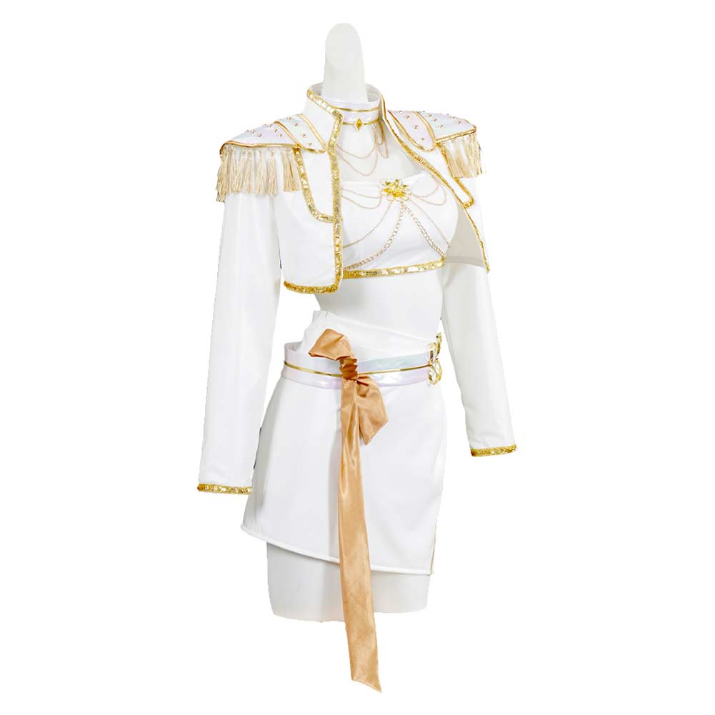 Kpop Demon Hunters Kinder Mädchen Mira Huntrix Cosplay Kostüm Halloween Karneval Party Anzug