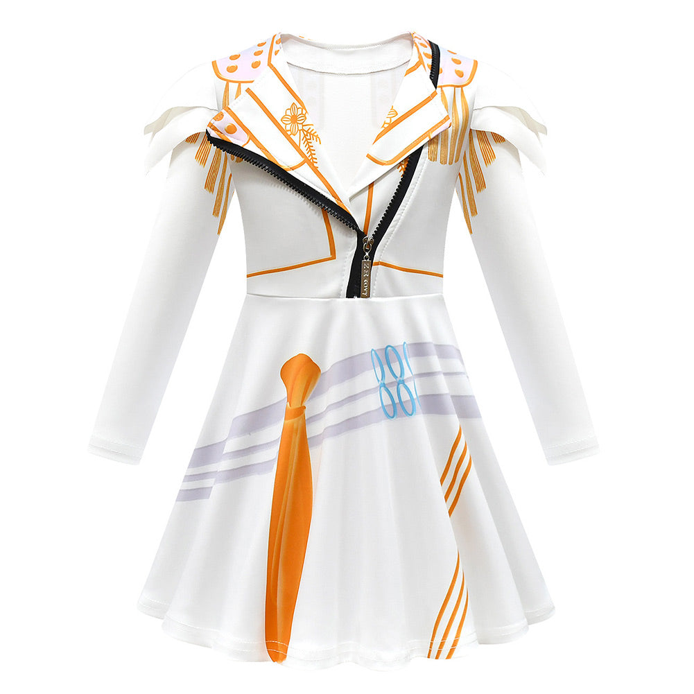 Kpop Demon Hunters Kinder Mädchen Mira Kleid Cosplay Kostüm Halloween Karneval Party Anzug