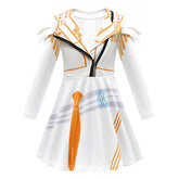 Kpop Demon Hunters Kinder Mädchen Mira Kleid Cosplay Kostüm Halloween Karneval Party Anzug