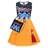 Kpop Demon Hunters Kinder Mädchen Mira Kleid Cosplay Kostüm Halloween Karneval Party Anzug