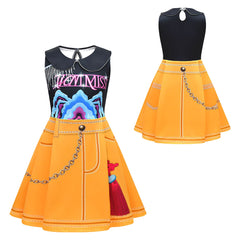 Kpop Demon Hunters Kinder Mädchen Mira Kleid Cosplay Kostüm Halloween Karneval Party Anzug