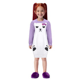 Kpop Demon Hunters Kinder Mädchen Mira Pajamas Cosplay Halloween Karneval Kostüm