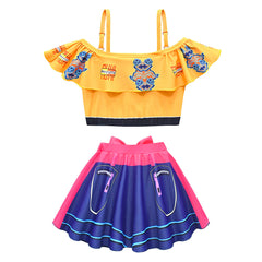 Kpop Demon Hunters Kinder Mädchen Rumi Badeanzug Cosplay Kostüm Halloween Karneval Party Anzug