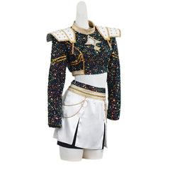 Kpop Demon Hunters Kinder Mädchen Zoey Cosplay Kostüm Halloween Karneval party Anzug