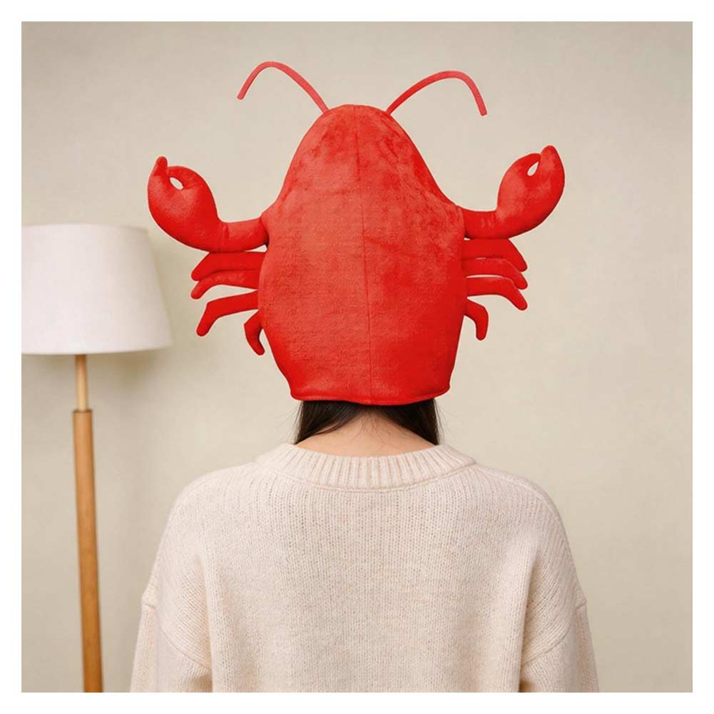 Lobster unisex Hummer-Cosplay-Hut – Accessoires für Halloween- und Karnevalskostüme