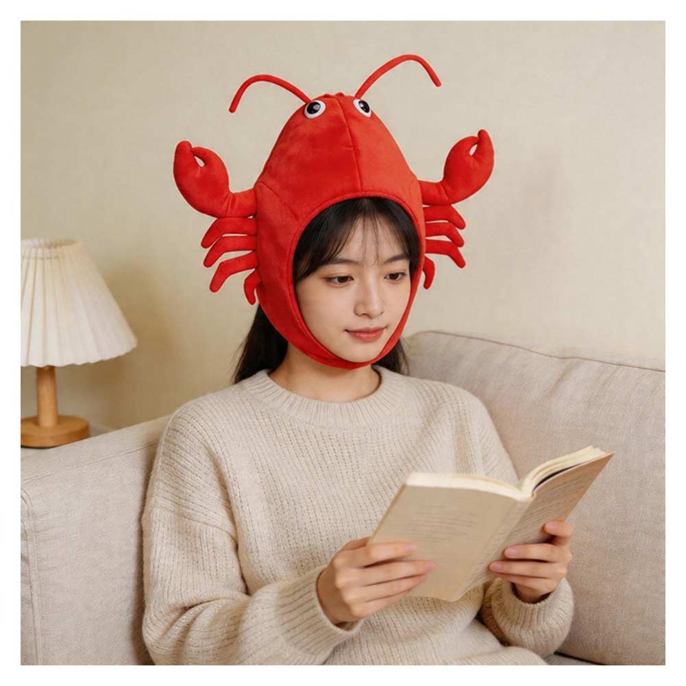Lobster unisex Hummer-Cosplay-Hut – Accessoires für Halloween- und Karnevalskostüme