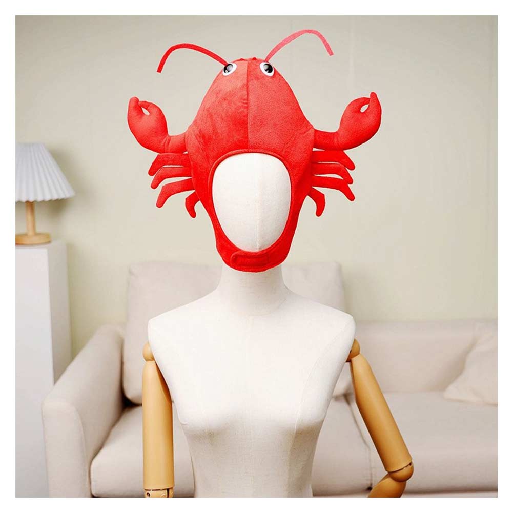 Lobster unisex Hummer-Cosplay-Hut – Accessoires für Halloween- und Karnevalskostüme