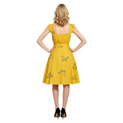 Mia Dolan gelb Kleid La La Land Mia Dolan Cosplay Outfit