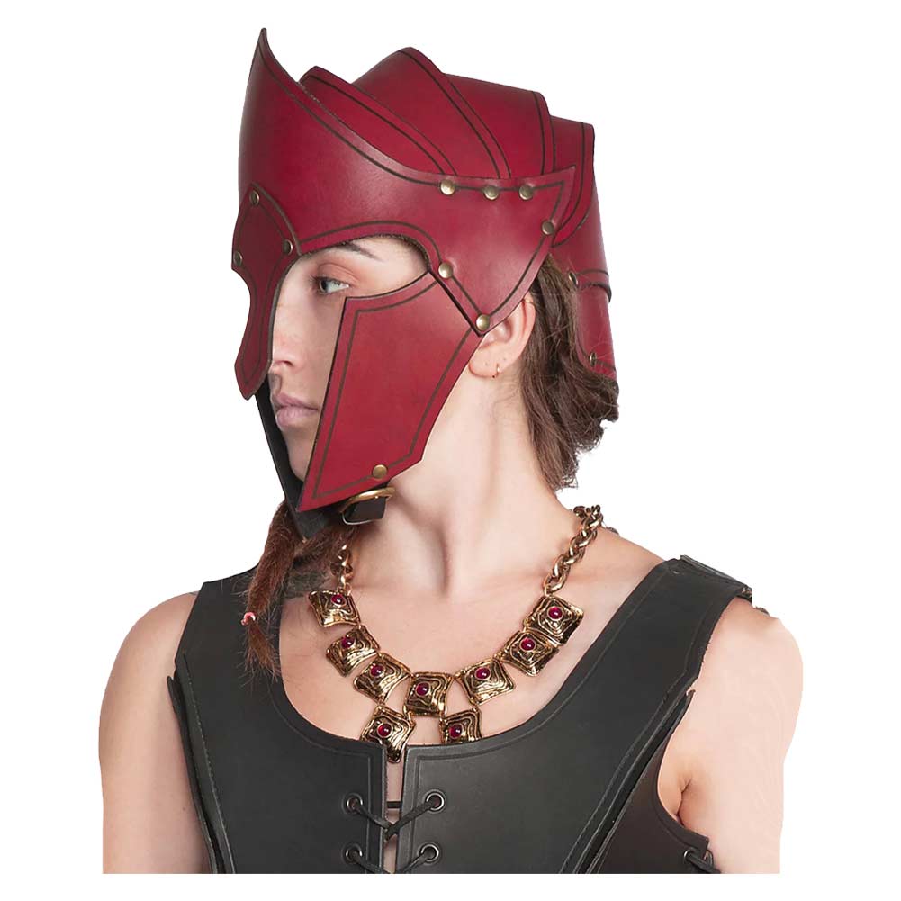Mittelalterliche Halloween-Karnevalskostüm-Accessoires – Kopfbedeckungen aus PU im Renaissance-Stil