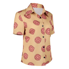 One Piece Damen Shirt Tashigi Cosplay-Kostüm für Halloween Karneval oder Partys