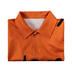 One Piece Herren Sanji orange Top Cosplay-Kostüm für Halloween Karneval Partys