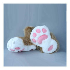 Plüsch Tier Pfote Socken Plüsch Schuhe Cover Halloween Karneval Kostüm Zubehör