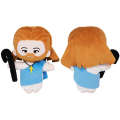 Plüschtiere Cartoon weiche Plüschpuppen Maskottchen Geburtstag Weihnachtsgeschenk Blau Jesus