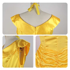 Prinzessin Belle gelb Kleid Die Schöne und das Biest Belle Cosplay Outfit