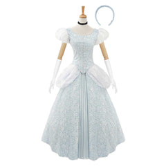 Prinzessin Cinderella blau Kleid Damen Cosplay Outfit