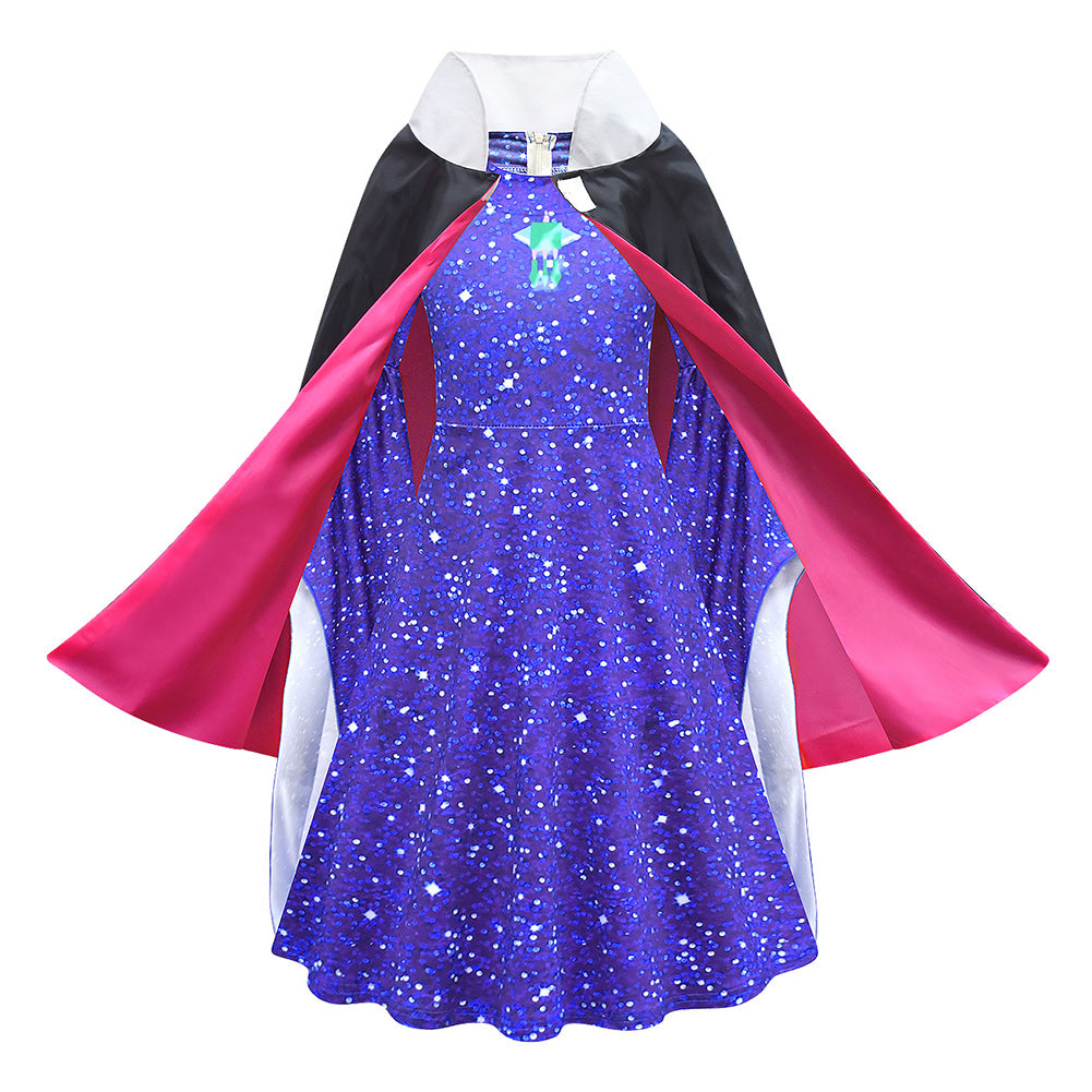 Schneewittchen Kinder Mädchen Cosplay Kostüm Outfits Halloween Karneval Anzug Böse Königin