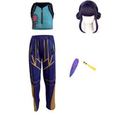 Kinder Mädchen Kpop Demon Hunters Zoey Cosplay Kostüm Halloween Karneval Party Anzug