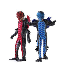 Kinder Jungen Halloween Dinosaurier Drache Kostüm – Cosplay Outfit für Party, Bühne und Karneval