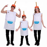 Unisex Toilettenförmiger Saugheber – Cosplay-Kostüm für Halloween, Karneval und Partys