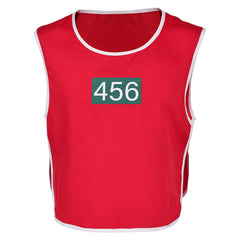 Squid Game Herren Cosplay Kostüm Halloween Karneval Party Anzug Tintenfisch Gamcos